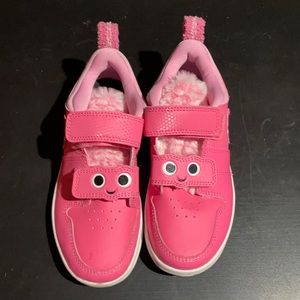 Nike pink fluffy sneakers